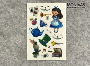 Wonderland Fairy Tale Theme Party Temporary Tattoo Sticker