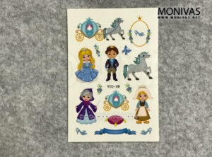 By Midnight Fairy Tale Theme Party Temporary Tattoo Sticker