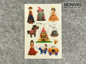 Happily Ever After Fairy Tale Theme Party Temporary Tattoo Sticker