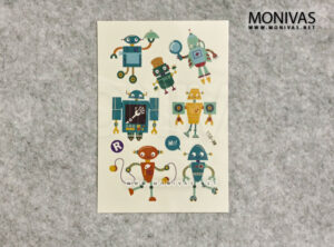 Healthcare Robots Theme Party Temporary Tattoo Sticker