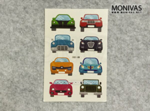 Luxury Cars Vehicles Theme Party Temporary Tattoo Sticker