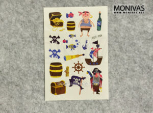 Pirates Theme Party Temporary Tattoo Sticker