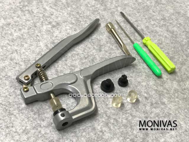 Silver Plastic Snap Button Installation Tools