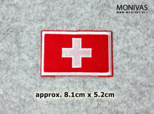 Switzerland National Flag Iron On Patch