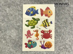 Under the Sea Aquarium Theme Party Temporary Tattoo Sticker