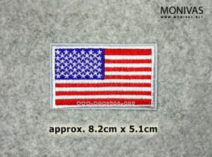 USA National Flag Iron On Patch