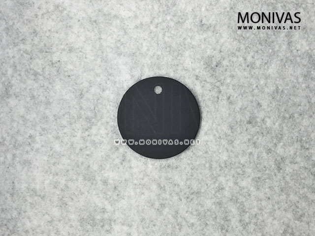 4cm Black Round Gift Tags