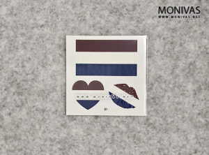 Netherlands Flag Temporary Tattoo Stickers (8pcs)