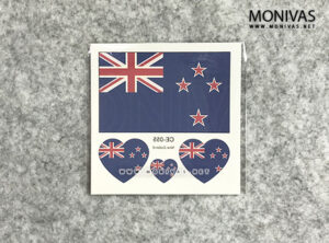 New Zealand Flag Temporary Tattoo Stickers (8pcs)