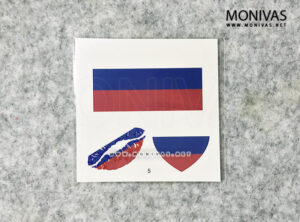 Russia Flag Temporary Tattoo Stickers (8pcs)