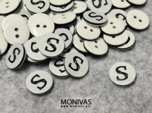 Capital S Initial Letters Alphabet Buttons (10pcs)