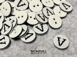 Capital V Initial Letters Alphabet Buttons (10pcs)