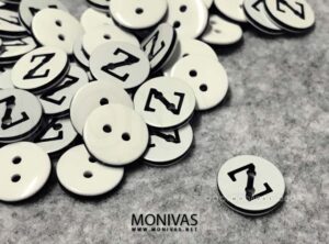 Capital Z Initial Letters Alphabet Buttons (10pcs)