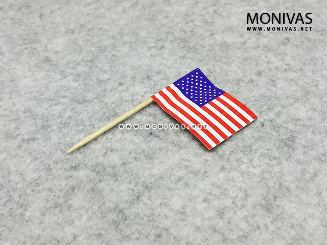 USA Flag Toothpick Topper