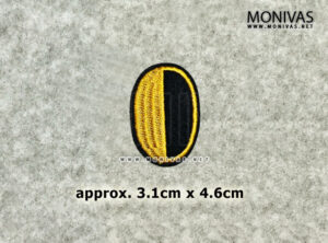 Single Color Numeric Number Iron On Patch (0-9)