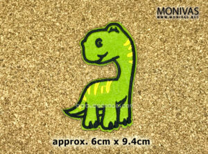 Brontosaurus Dinosaur Iron On Patch