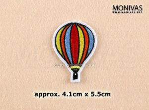 Colorful Hot Air Balloon Iron On Patch