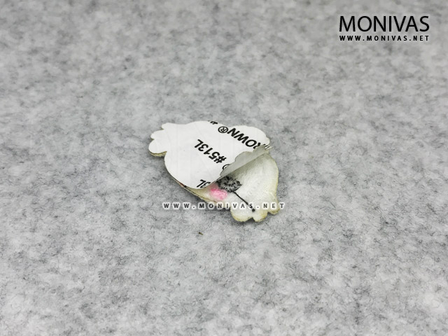 Maltese Puppy Head Embroidery Sticker