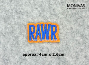 Dinosaur Rawr Iron On Patch