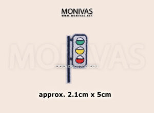 Traffic Light Iron On Patch
