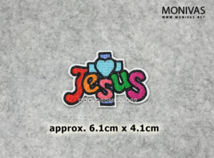 Jesus Word Embroidery Iron On Patch