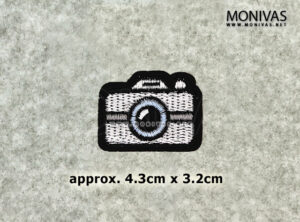 Small Camera Iron On Patch