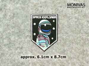 Space Explorer Iron On Patch