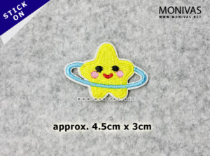 Star Universe Embroidery Sticker Stick On Patch