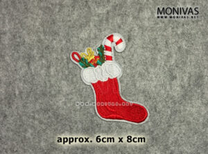 Christmas Stocking Iron On Patch