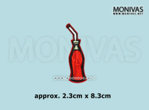 Cola Soft Drink Bottle Iron On Patch