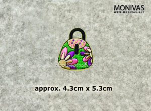 Floral Handbag Iron On Patch
