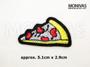 Hearty Pizza Iron On Patch