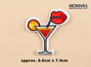 Ice Lemon Tea Iron On Patch