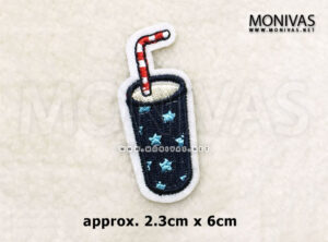 Milk Tea Drink Iron On Patch