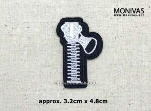 Mini Zip Iron On Patch