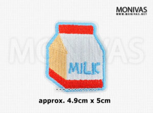Milk Carton Iron On Patch