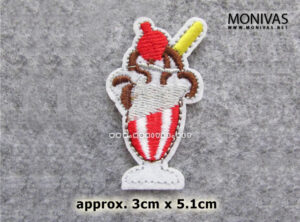 Sundae Ice Cream Iron On Patch