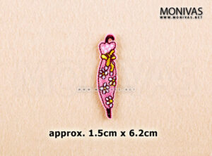 Floral Umbrella Iron On Patch