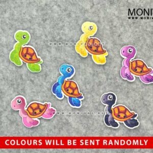 Sea Turtle Decorative Wooden Buttons (Mixed Colors, 6pcs)