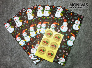 Snowman with Love Paper Gift Bags (6pcs)