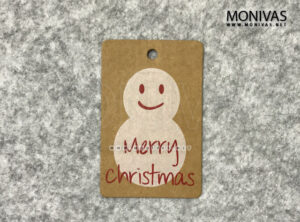 Snowman Christmas Kraft Gift Tags (10pcs)