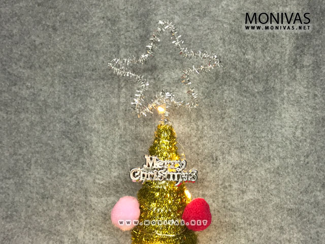 Glittering Gold Mini Christmas Tree Crafting Kit
